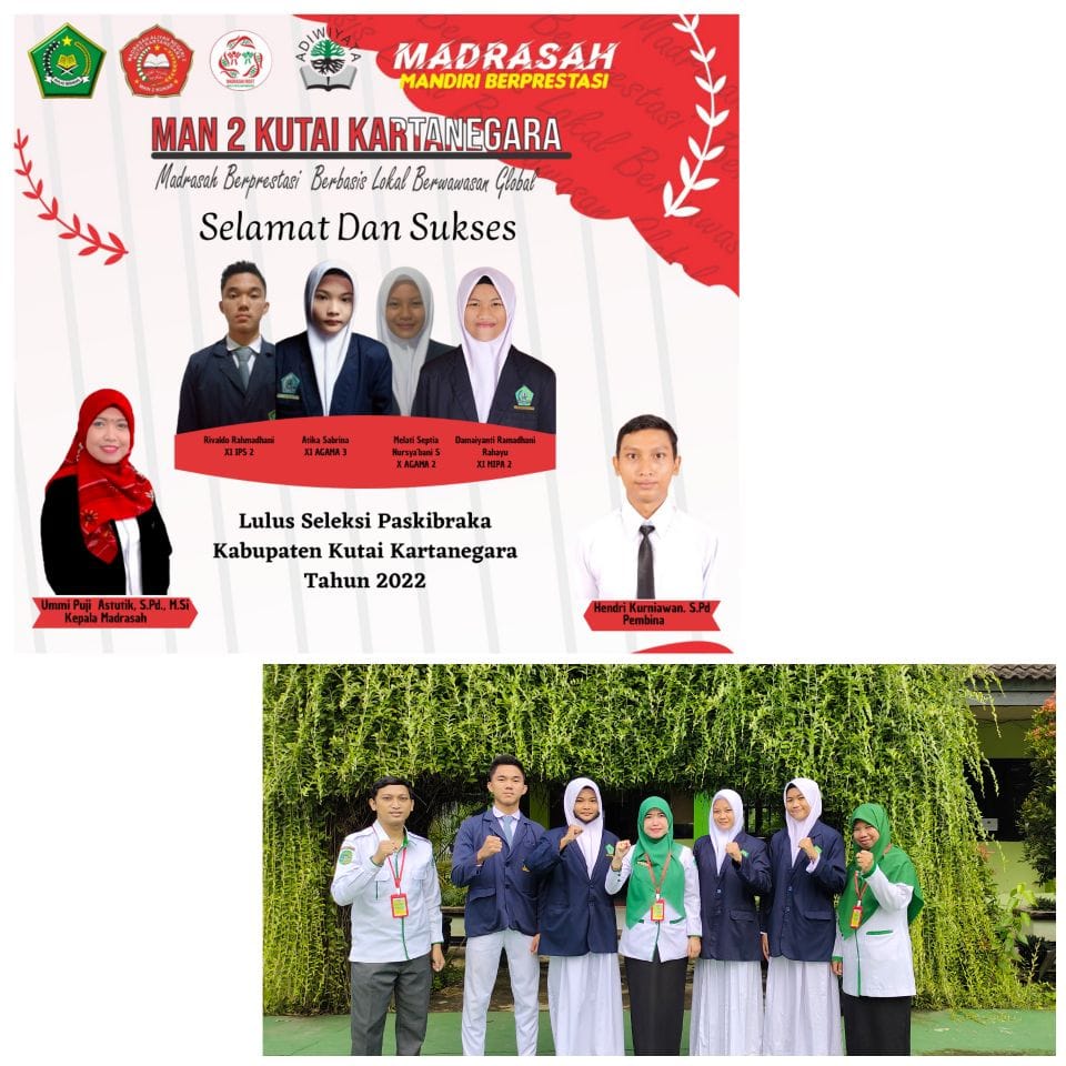 Siswa MAN 2 Kukar Lulus Seleksi Paskibraka Kabupaten Kukar Tahun 2022